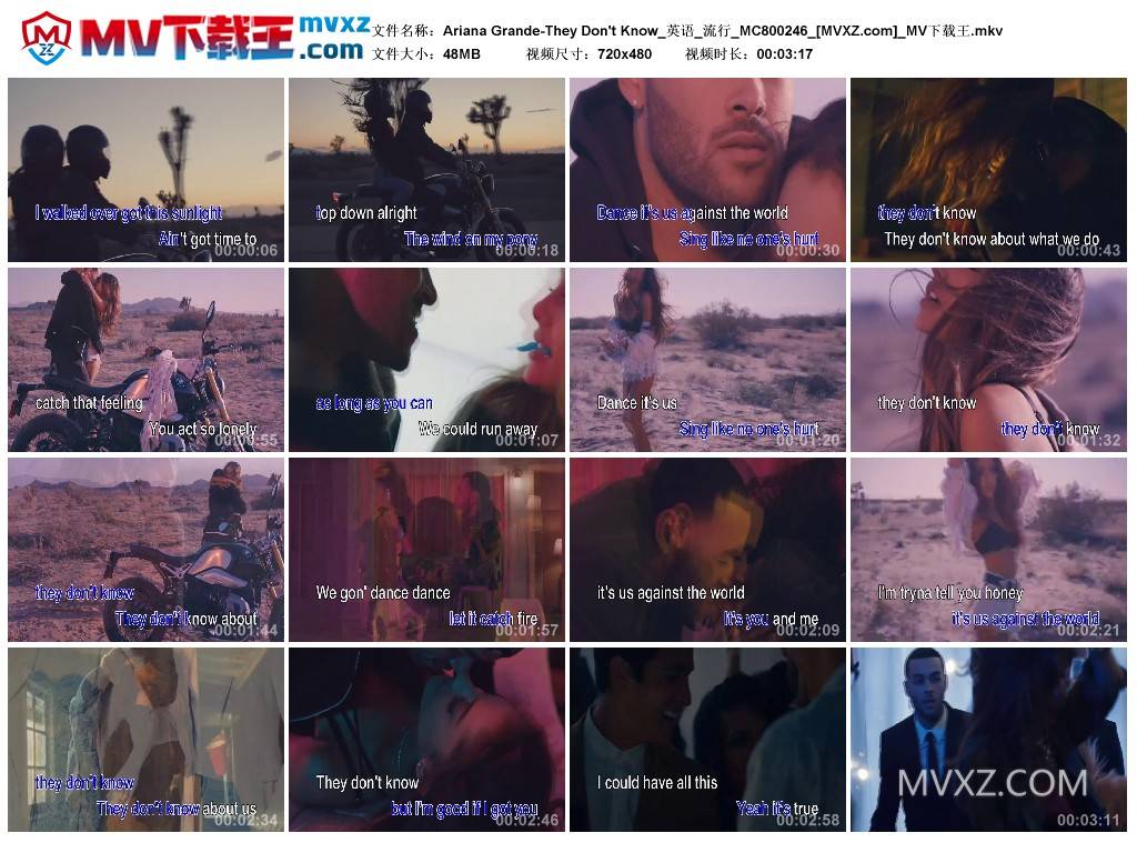 Ariana Grande-They Don't Know_英语_流行_MC800246